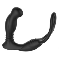 Vibrador de próstata Simul8 con anillo para pene y testículos