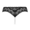 Tanga con entrepierna abierta Mira con cadena de perlas S/M