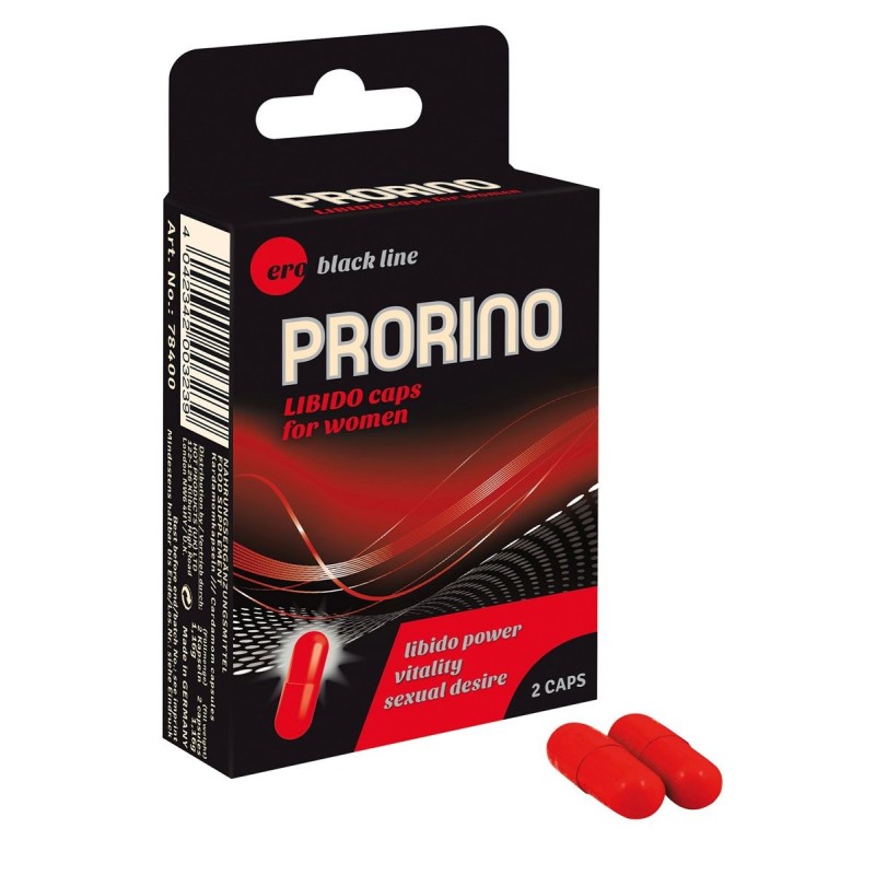 Prorino Libidóserkentő Kapszulák Nőknek - 2 Darab