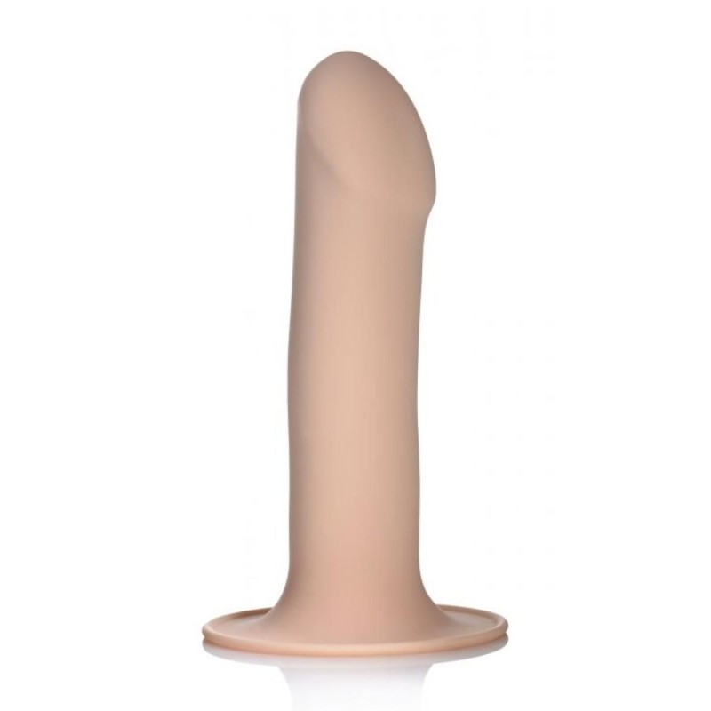 Varpos formos dildo Squeeze-It - smėlio spalvos