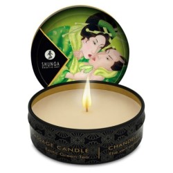 Shunga - Masažna sveča Zenitud/Eksotični zeleni čaj - 30ML