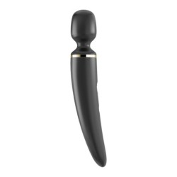 Satisfyer Wand-er Woman - Sort/Guld