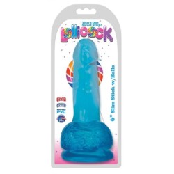Dildo Com Testículos 15 CM - Gelo de Frutas Vermelhas