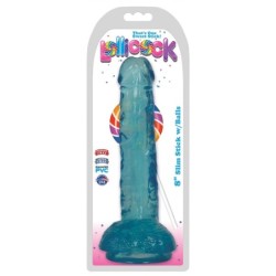 Dildo Com Testículos 20 CM - Berry Ice