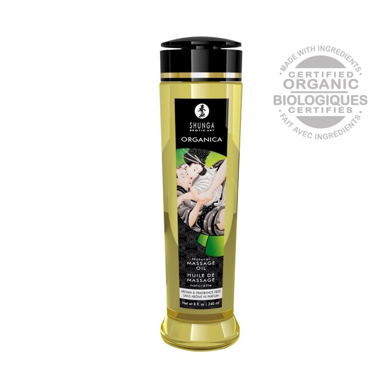 Shunga - Masažo Aliejus Organica Naturelle - 240 ml