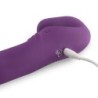 Wibrator Bezszelkowy Strap-On - Fioletowy