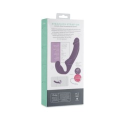 Vibrator Strapless Strap-On - Vijolična