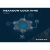Hexagonal Boners penisring med stålkulor