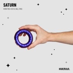 Vibračný krúžok na penis/semenníky Saturn