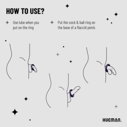 Anel vibratório para pénis/testículos Saturn