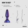 Vibrating Anal Plug with Thrusting Space Force Feature