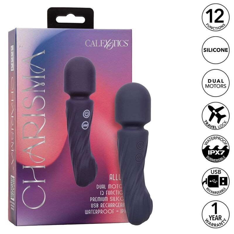 Charisma Allure Dubbele Motor Vibrator 12 Functies 17,25 Cm X 4,5 Cm Paars