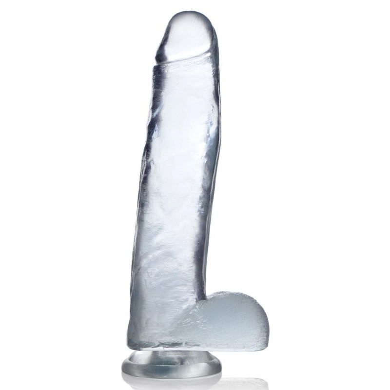 Przezroczyste Dildo Jock C-Thru - 27 cm