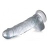 Dildo Trasparente Jock C-Thru - 27 cm
