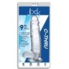 Prozirni Dildo Jock C-Thru - 27 cm