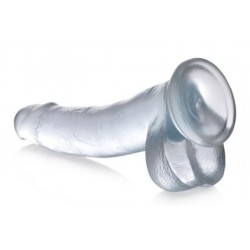 Läpinäkyvä Dildo Jock C-Thru - 23 cm