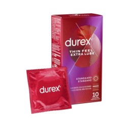 Durex Sensitivo Delgado Extra Lubricado - 10 unidades
