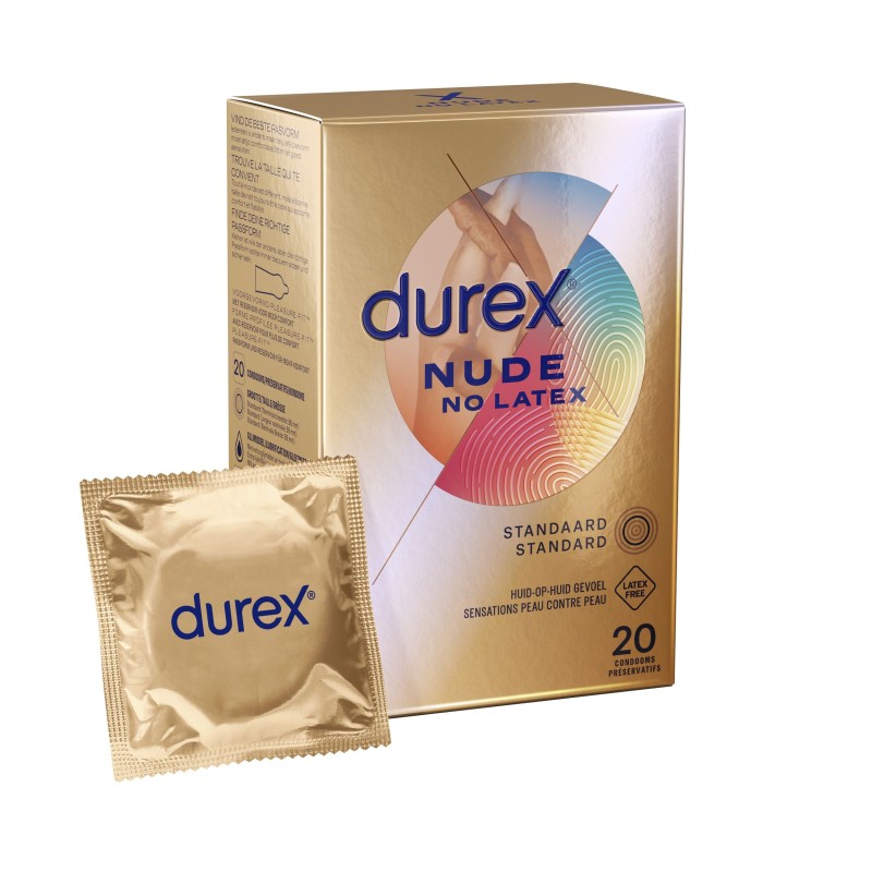 Durex Nude Latex Free - 20 Stück