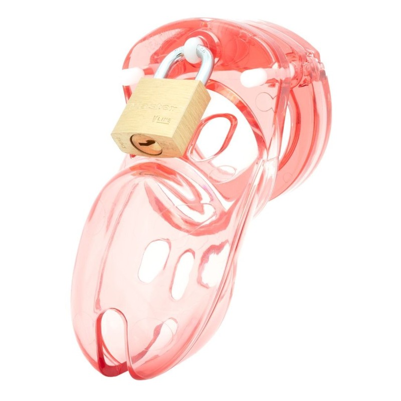 CB-3000 Cage de Chasteté pour Pénis - Rouge - 37 mm