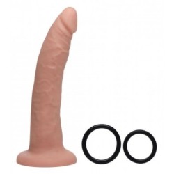 Realistlik dildo rakmetega - 19,5 cm.
