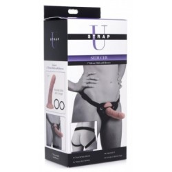 Dildo de silicone Seducer com arnês