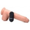 Dildo XL Vibrator mit Stoßfunktion, Saugnapf und Kugeln