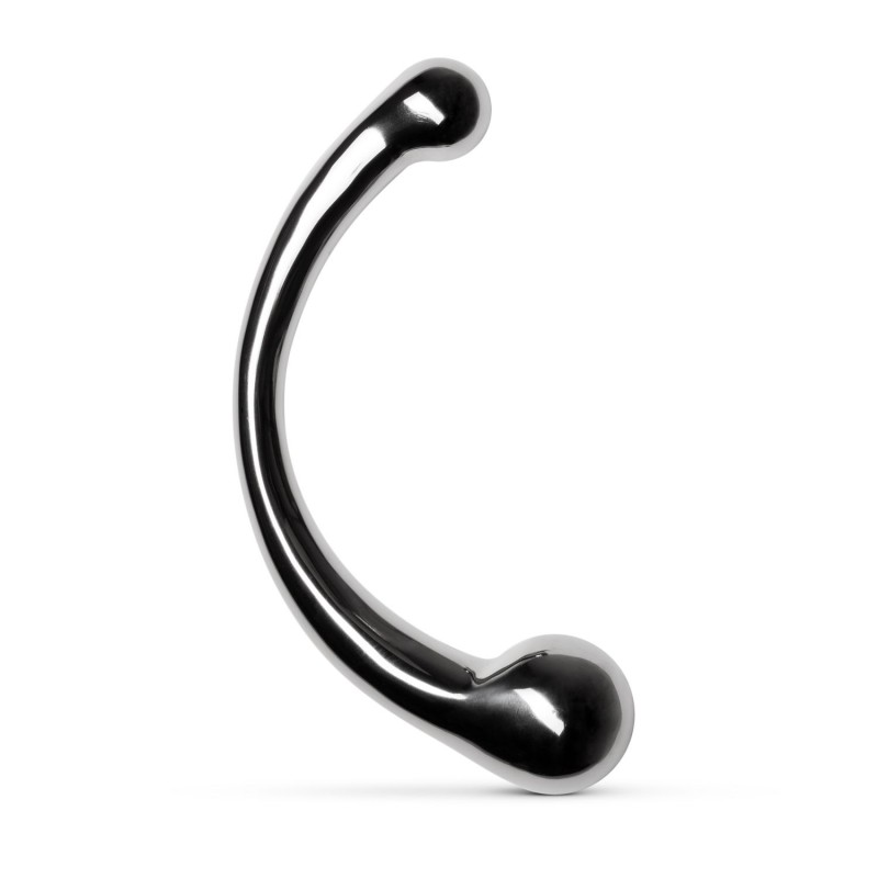 Metalen gebogen dildo voor de G-plek The Curvey