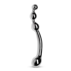 Dildo Anal Varita de Placer Multi-Estímulo Metálica