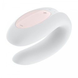 Vibrator för par Satisfyer Double Joy - Vit
