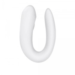 Вибратор за двойки Satisfyer Double Joy - Бял