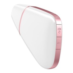 Oro slėgio vibratorius "Triunghi Amoros Satisfyer" - Baltas