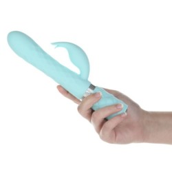 Vibrator Tarzan rotativ și animat - Verde-albăstrui