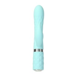 Vibrador Tarzan giratório e animado - Verde azulado