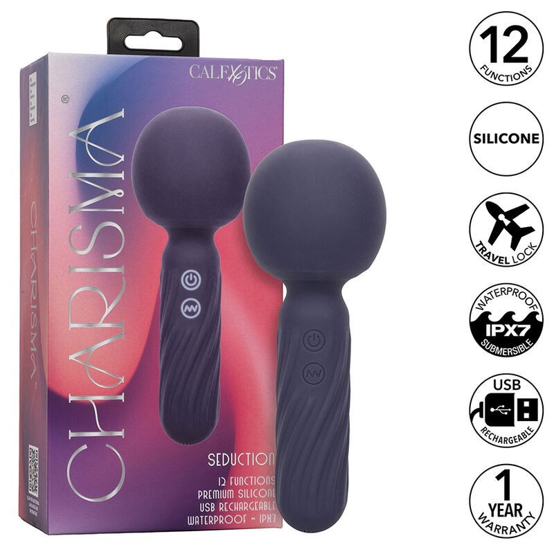 Charisma Seduction Massagegerät 12 Funktionen 17,75 Cm X 6,25 Cm Lila