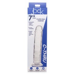 Dildo Jock Przezroczysty - 20 cm.