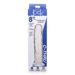 Prozoren dildo Jock C-Thru - 21 cm