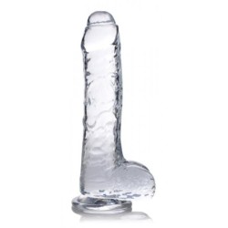 Dildo transparente Jock C-Thru - 21 cm.