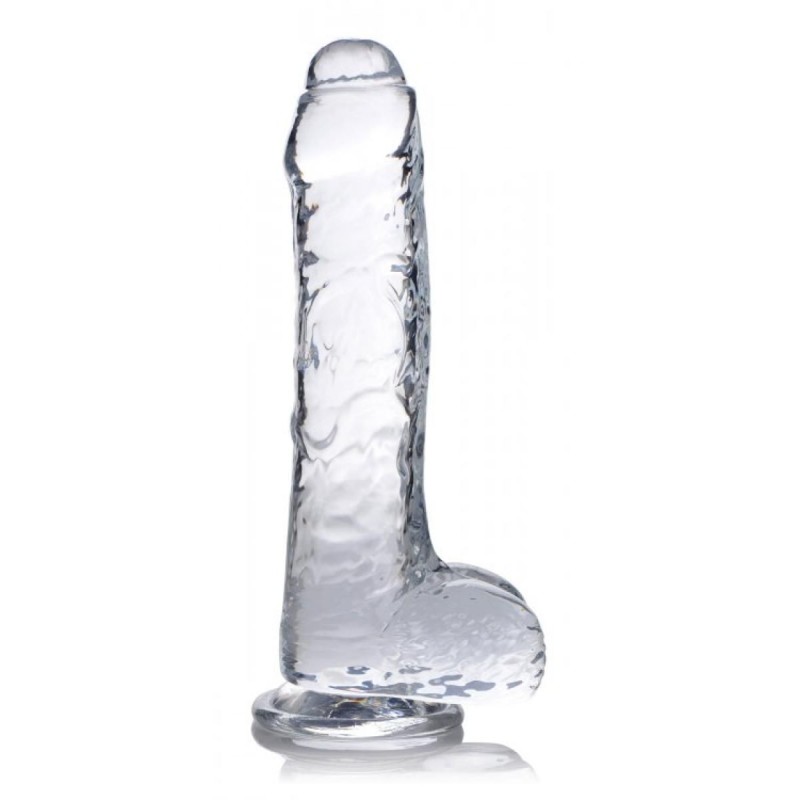 Dildo transparente Jock C-Thru - 21 cm.