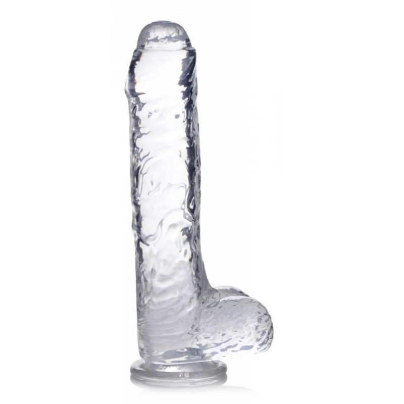 Priehľadné dildo Jock C-Thru - 25 cm.