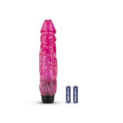 Jelly Supreme - Vibrador Realista - Rosa/Purpurina