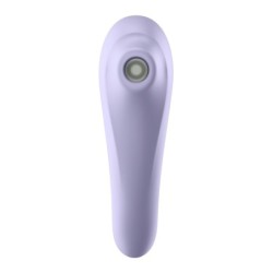 Vibreur de succion double plaisir - Mauve