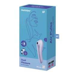 Wibrator ssący podwójnej przyjemności - Malwa