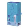 Vibrator cu sucțiune pentru dublă plăcere - Mallow