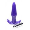 Vibracinis analinis kamštelis švelnus - Violetinis