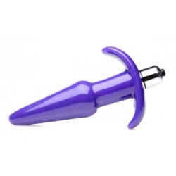 Plug anal vibratório suave - Roxo