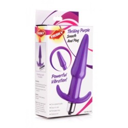 Soft Vibrating Anal Plug - Purple