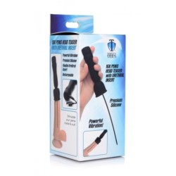 Dilatador de pene con estimulador vibratorio del glande