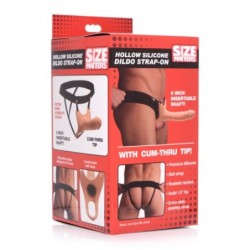 Dildo de silicona hueco con arnés