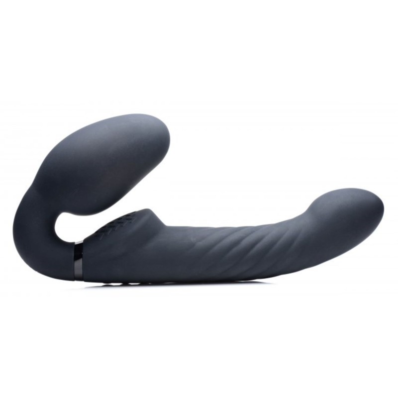 Vibrator Swirl fără curele cu ham - Negru