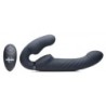 Vibrador Swirl sense corretges amb arnés - Negre